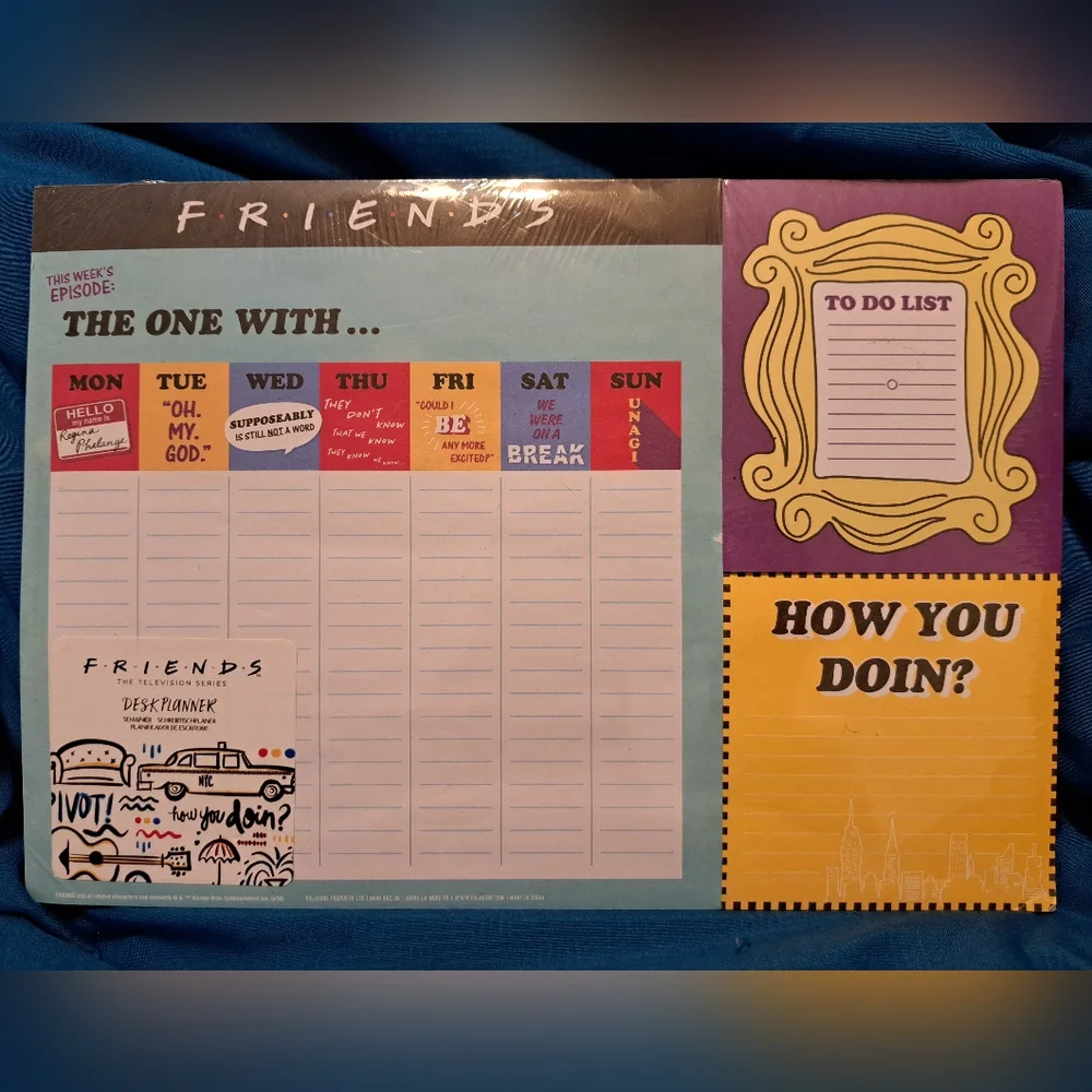 Friends Desk Planner and To-Do List